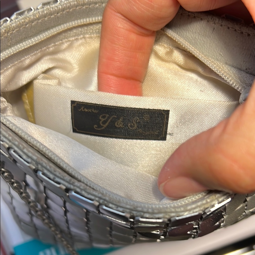Y&S Silver Chainmail Women Bag - Picture 7 of 11